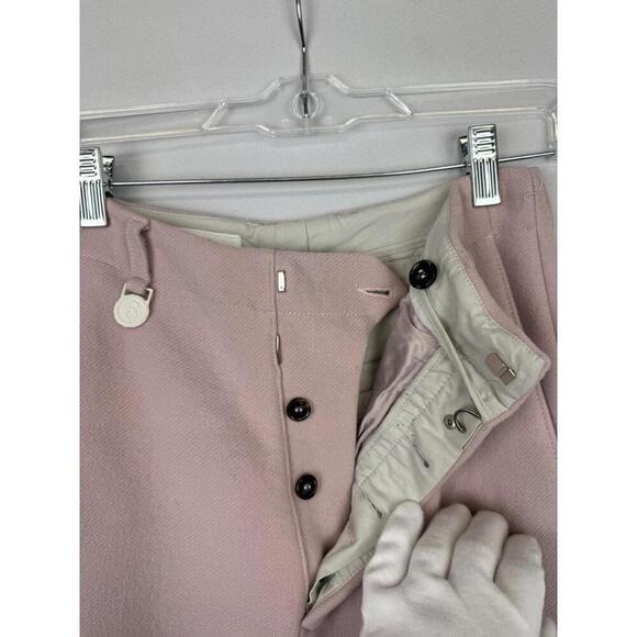 MM6 Maison Margiela Flared Suit Trousers Wool Pink Size 38 IT  26x29 - Picture 4 of 6